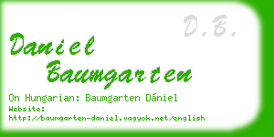 daniel baumgarten business card